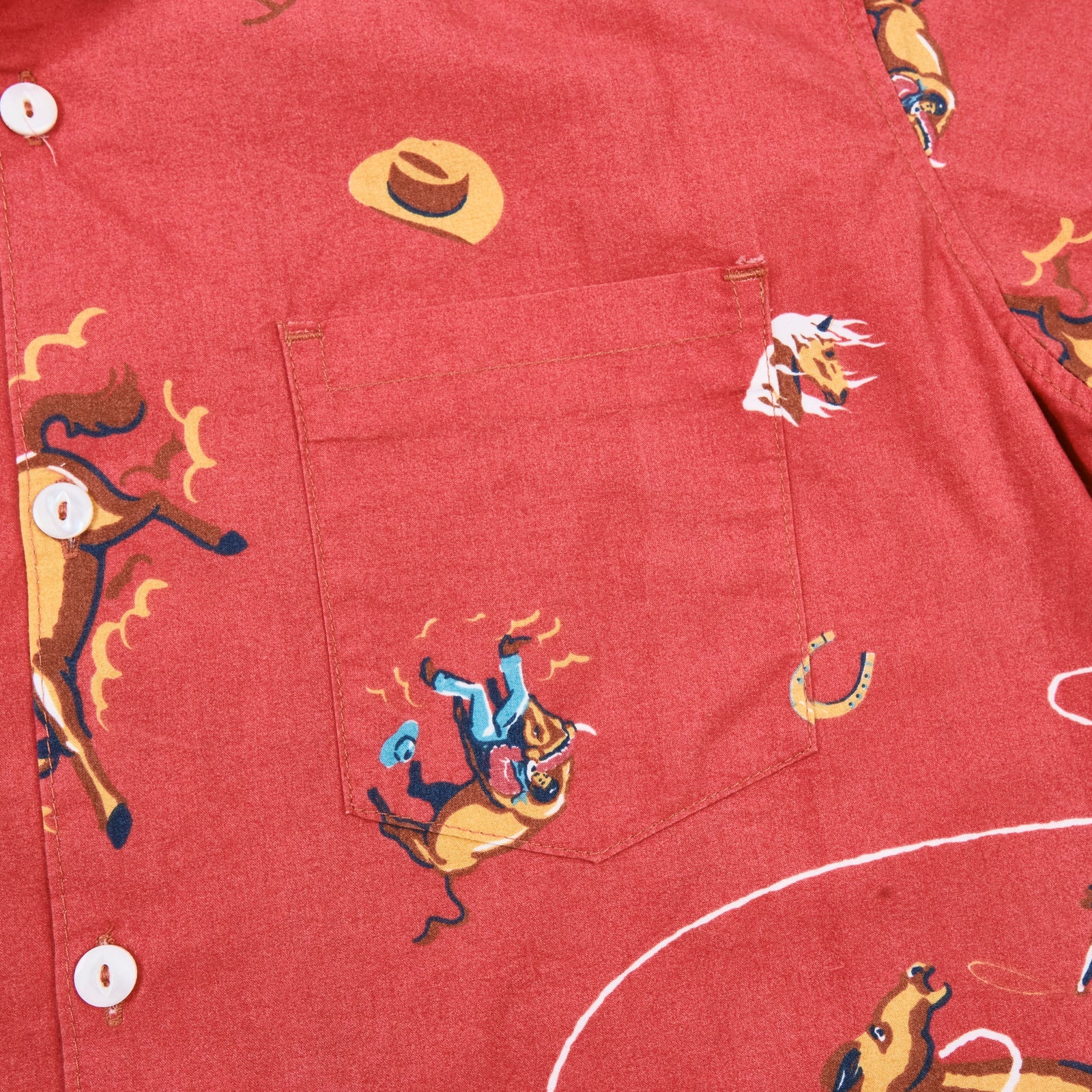 Freenote Cloth Hawaiian Orange Cowboy