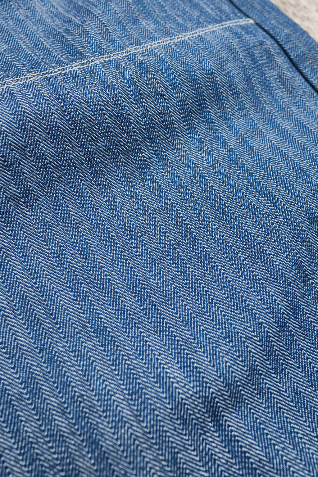 Freenote Cloth Ortega Pant 13 Ounce Blue Herringbone