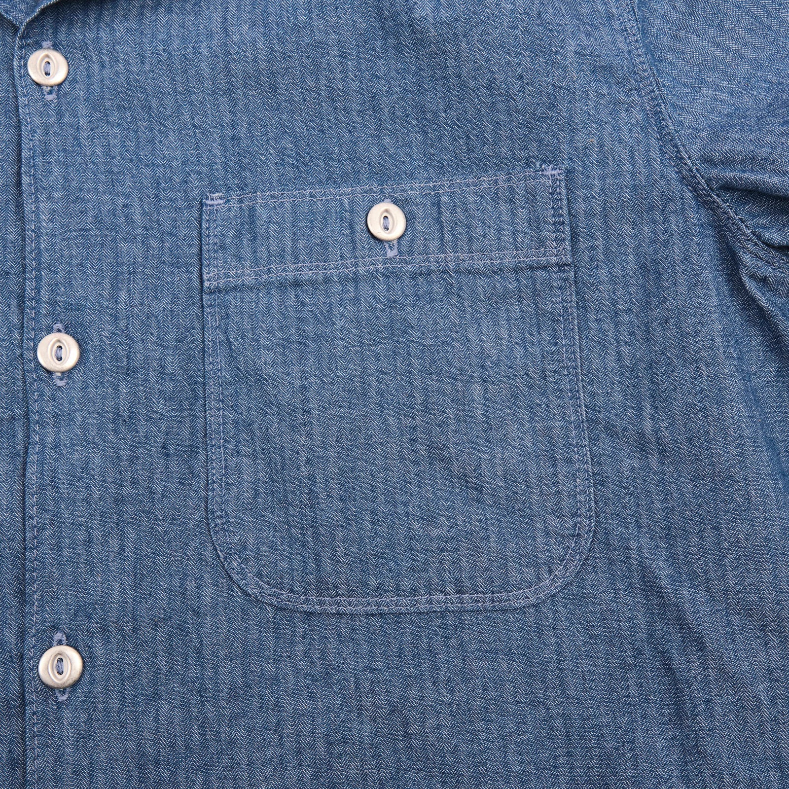 Freenote Cloth Dayton Blue Herringbone