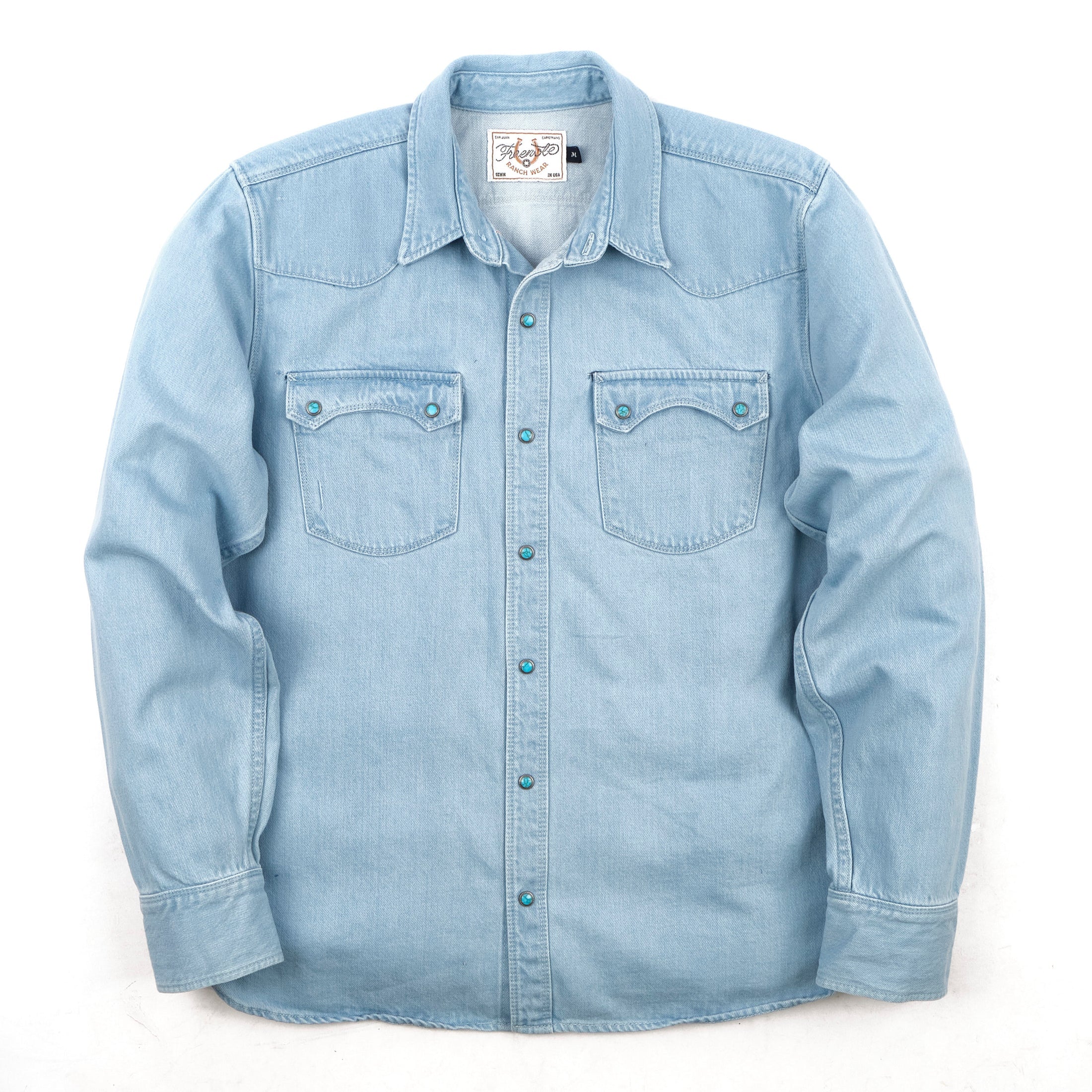 Freenote Cloth Modern Western 11 Ounce Bleached Denim