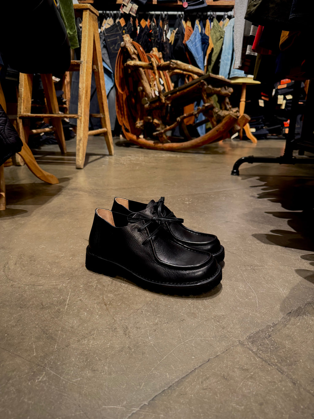 Astorflex Beenflex Moccasin Black Leather 900