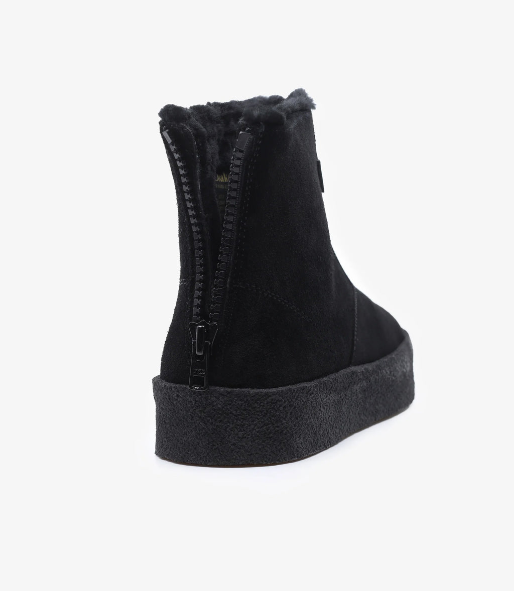 Loake Curling Black Suede