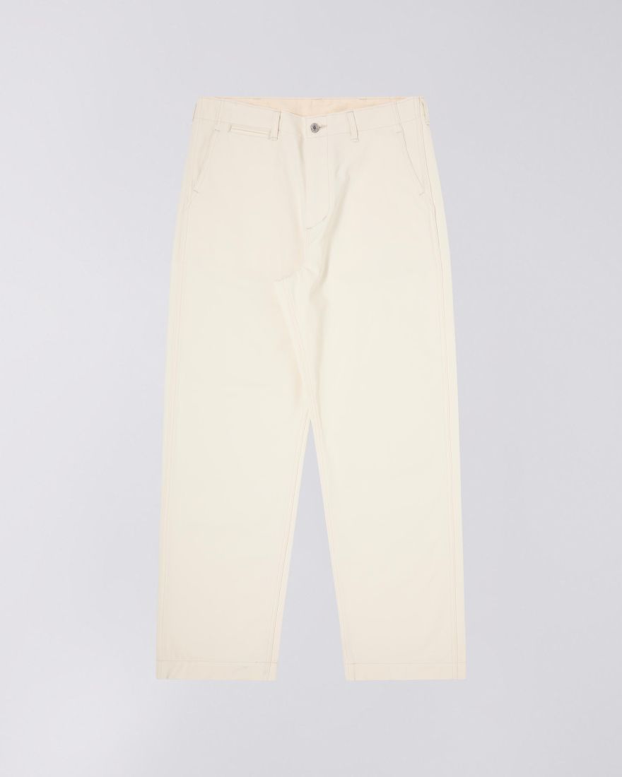 Edwin Wide Trousers Natural