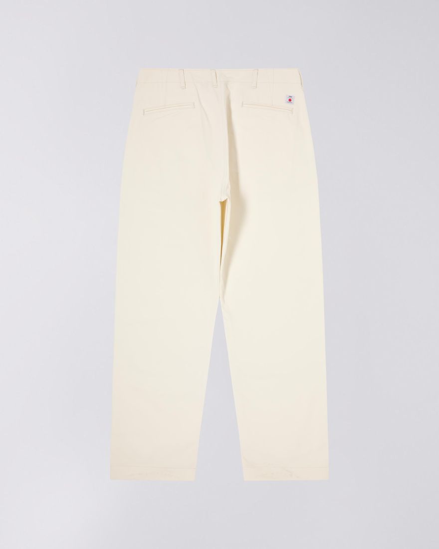 Edwin Wide Trousers Natural