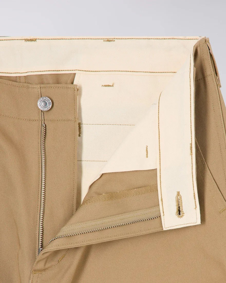 Edwin Wide Trousers Stone Beige