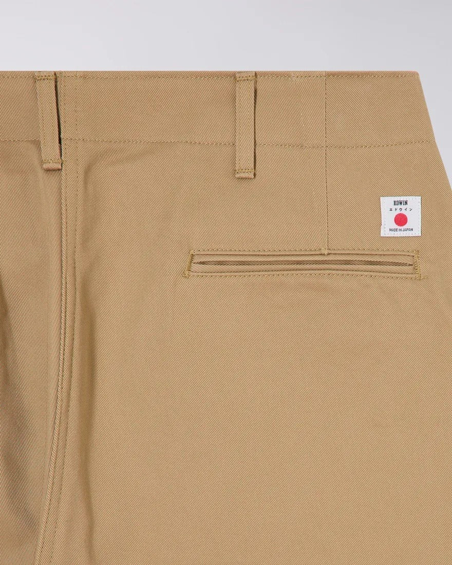Edwin Wide Trousers Stone Beige