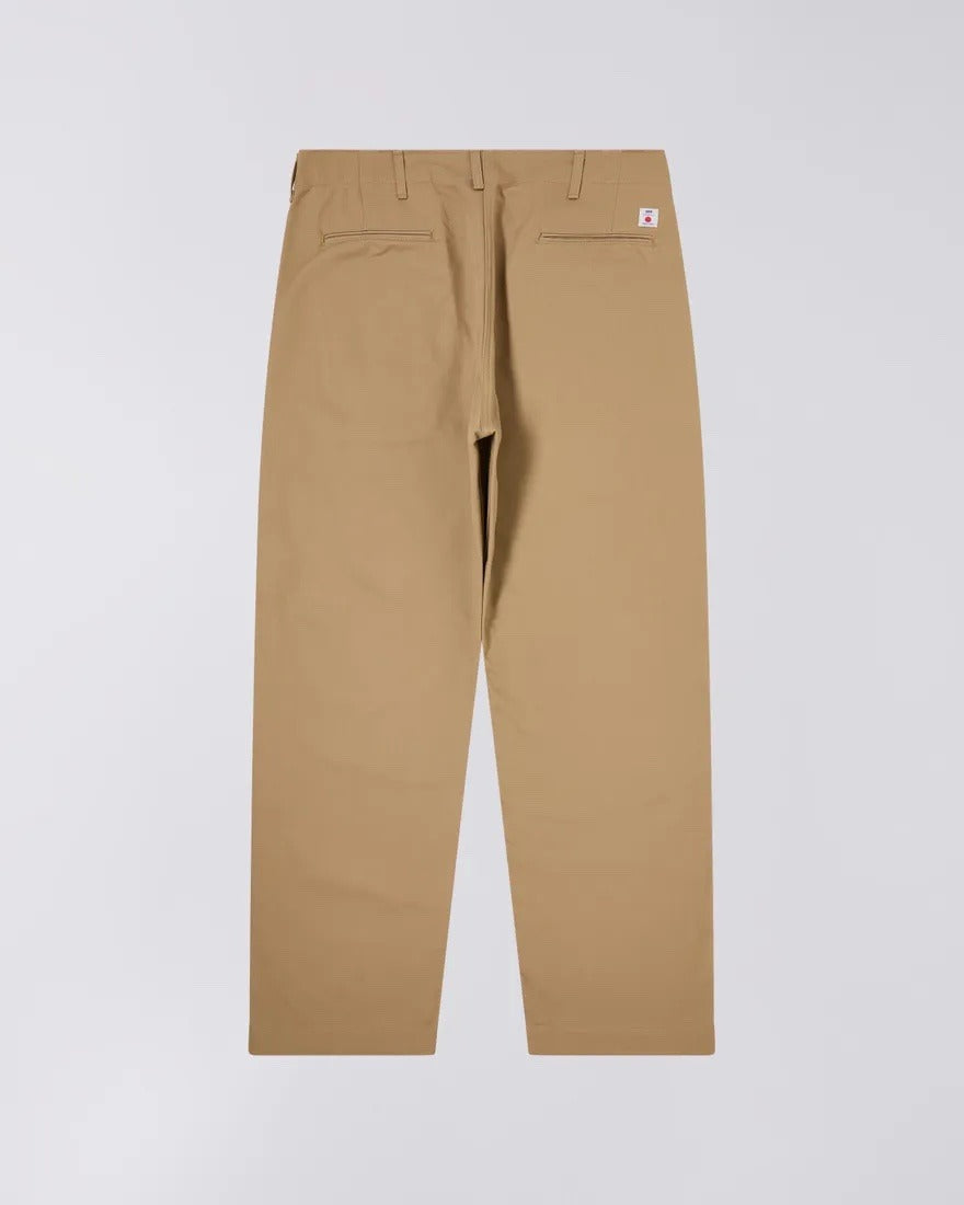 Edwin Wide Trousers Stone Beige