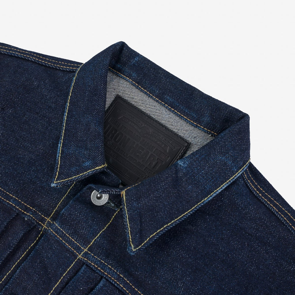 Iron Heart IHJ-139-IND 19oz Selvedge Denim Type II Jacket - Indigo
