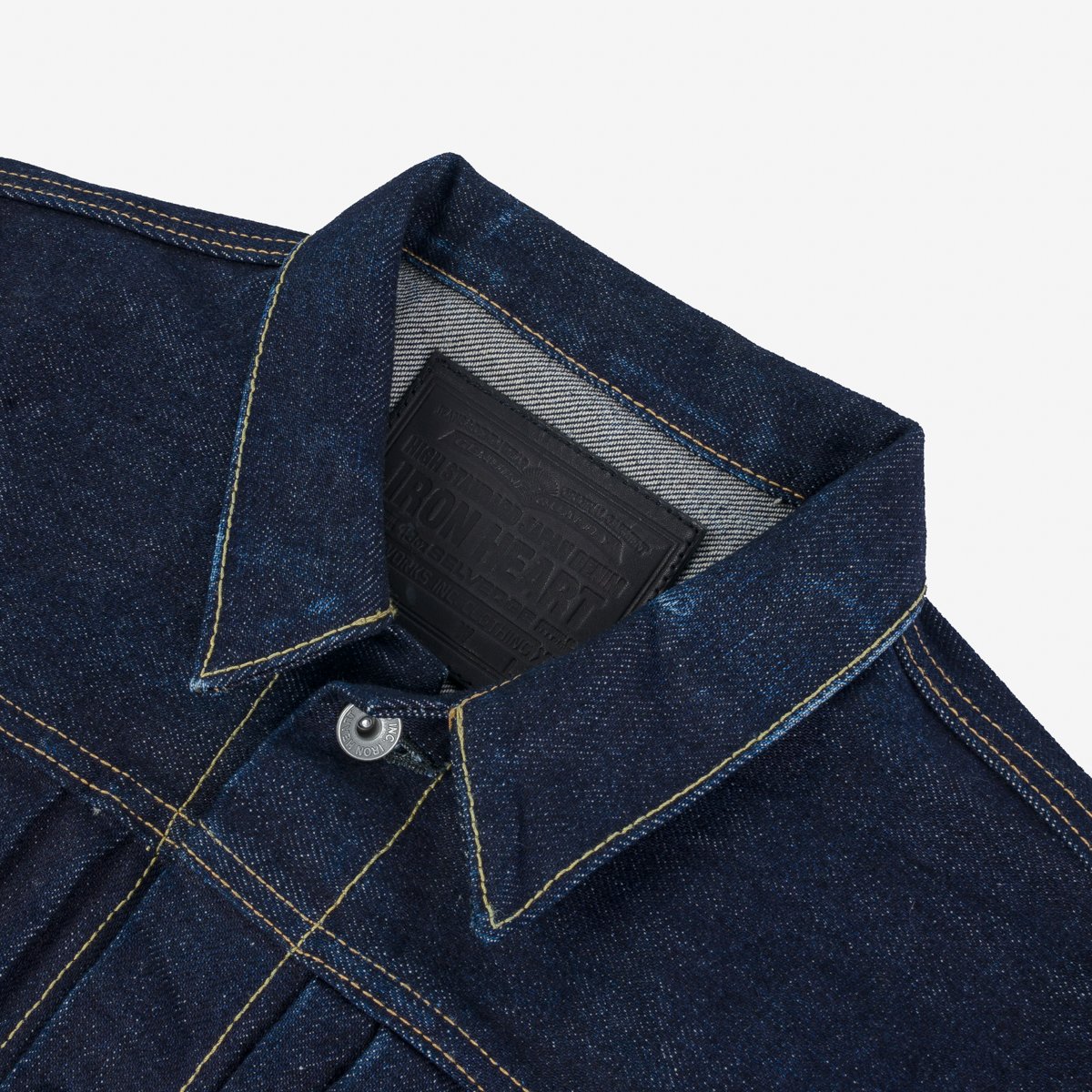 Iron Heart IHJ-139-IND 19oz Selvedge Denim Type II Jacket - Indigo