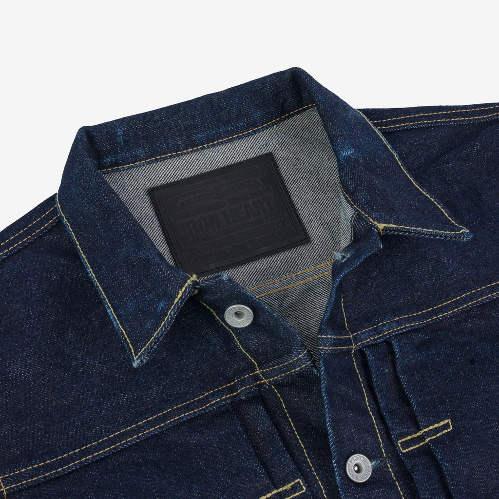 Iron Heart IHJ-139-IND 19oz Selvedge Denim Type II Jacket - Indigo