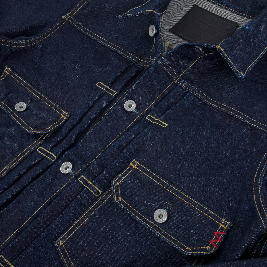 Iron Heart IHJ-139-IND 19oz Selvedge Denim Type II Jacket - Indigo
