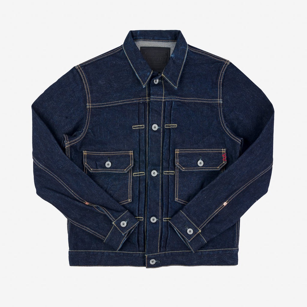 Iron Heart IHJ-139-IND 19oz Selvedge Denim Type II Jacket - Indigo