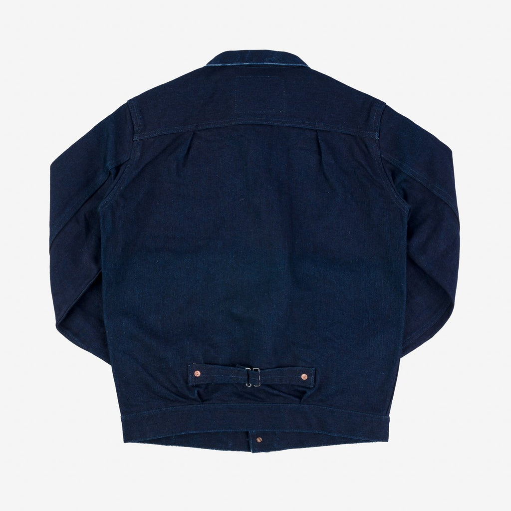 Iron Heart IHJ-140-IG 19oz Selvedge Denim Type I Jacket - Indigo/Grey