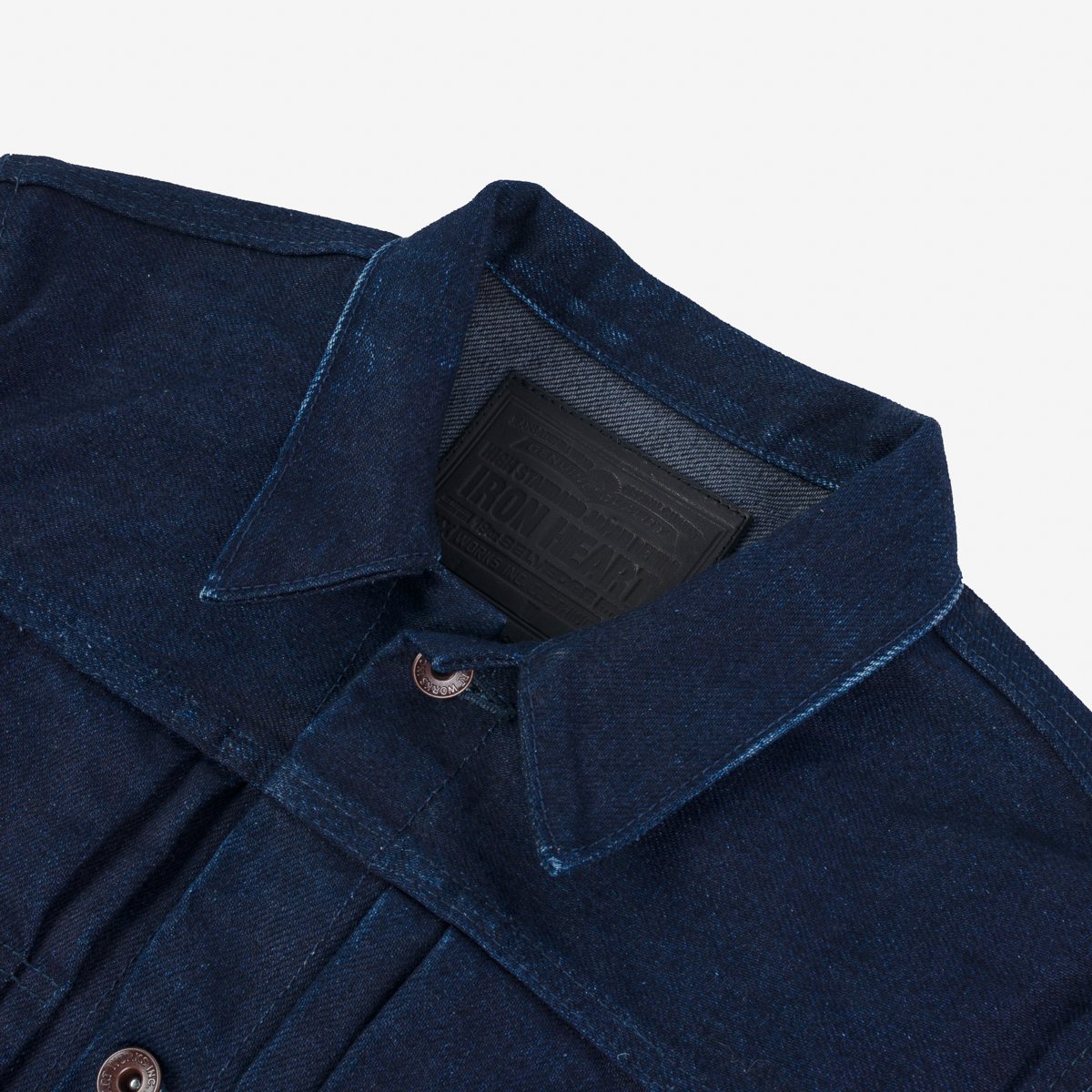 Iron Heart IHJ-140-IG 19oz Selvedge Denim Type I Jacket - Indigo/Grey