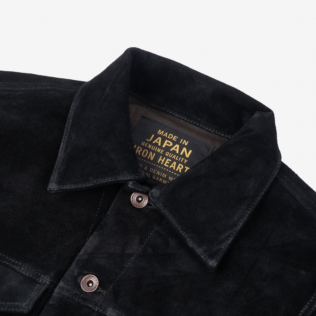 IRON HEART IHJ-49-BLK - Split Steer Modified Type III Jacket - Black