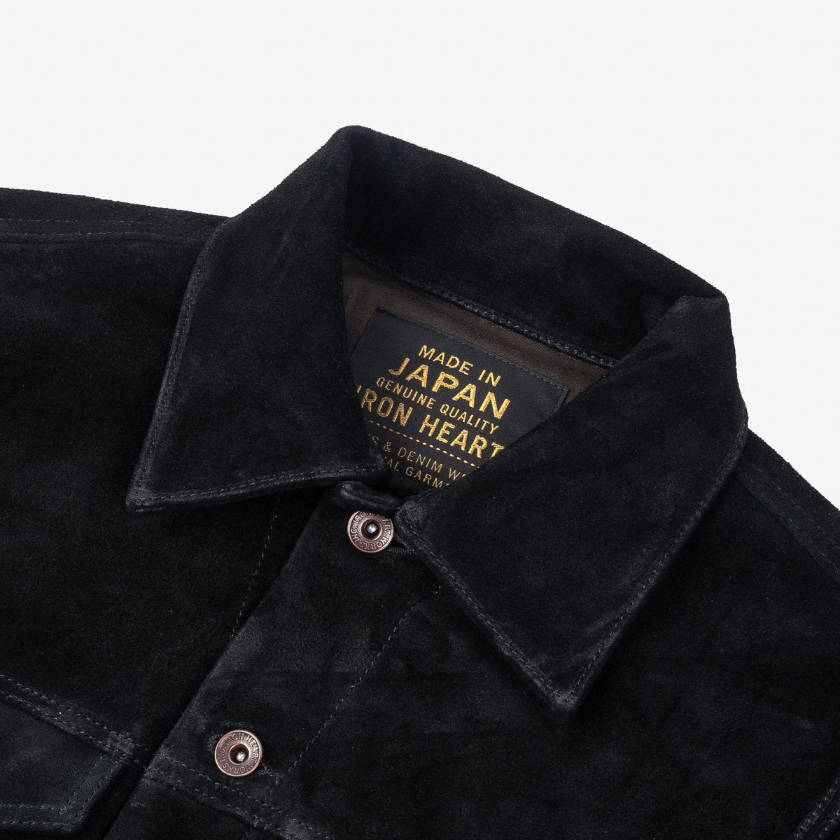 IRON HEART IHJ-49-BLK - Split Steer Modified Type III Jacket - Black