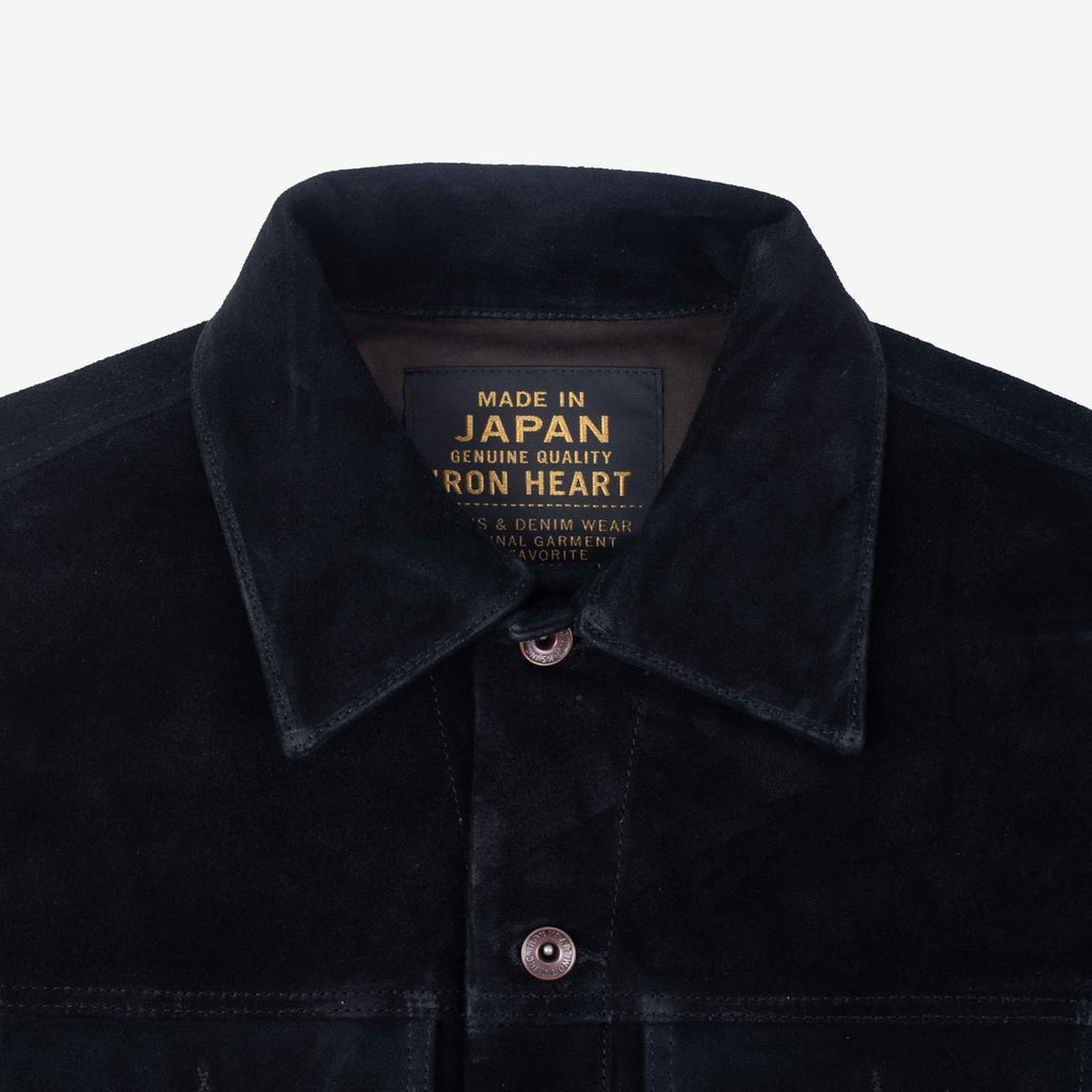 IRON HEART IHJ-49-BLK - Split Steer Modified Type III Jacket - Black