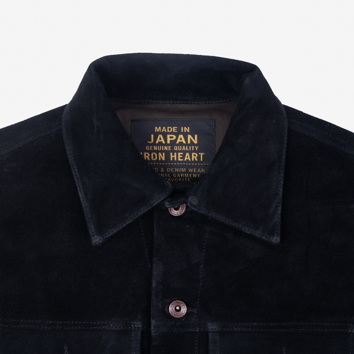 IRON HEART IHJ-49-BLK - Split Steer Modified Type III Jacket - Black