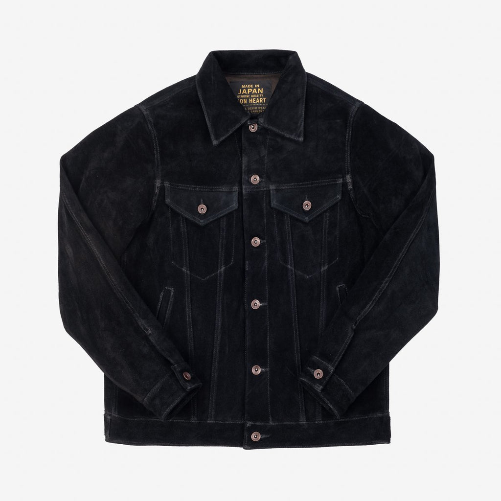 IRON HEART IHJ-49-BLK - Split Steer Modified Type III Jacket - Black