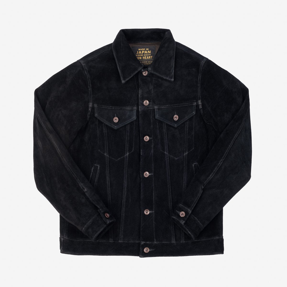 IRON HEART IHJ-49-BLK - Split Steer Modified Type III Jacket - Black