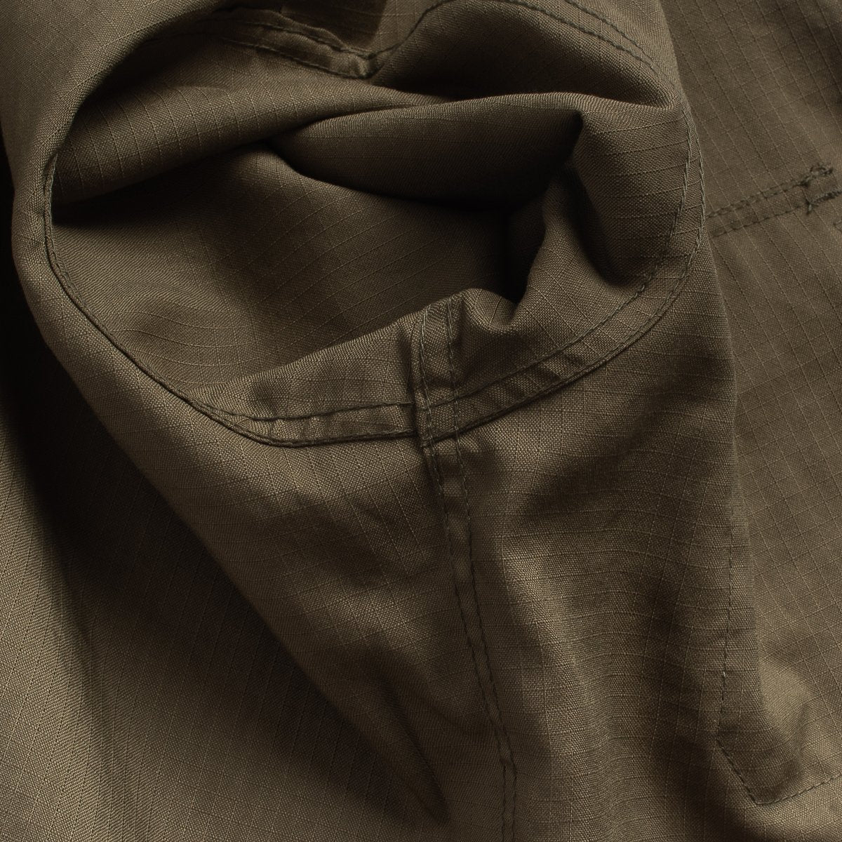 Iron Heart - IHSH-286-OLV - Ripstop Short Sleeved Mechanic Shirt - Olive Green ( ONLINE ONLY! )