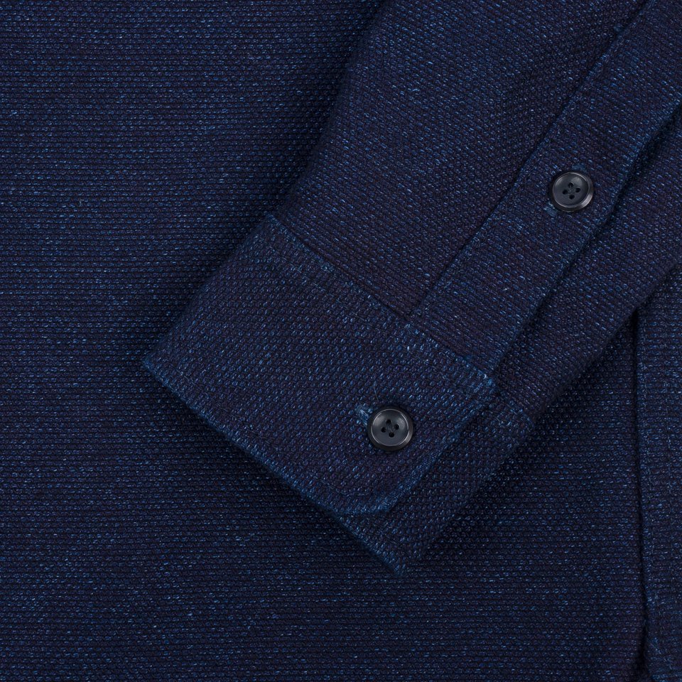 Iron Heart - IHSH-397-IND 21oz Sashiko Work Shirt - Indigo