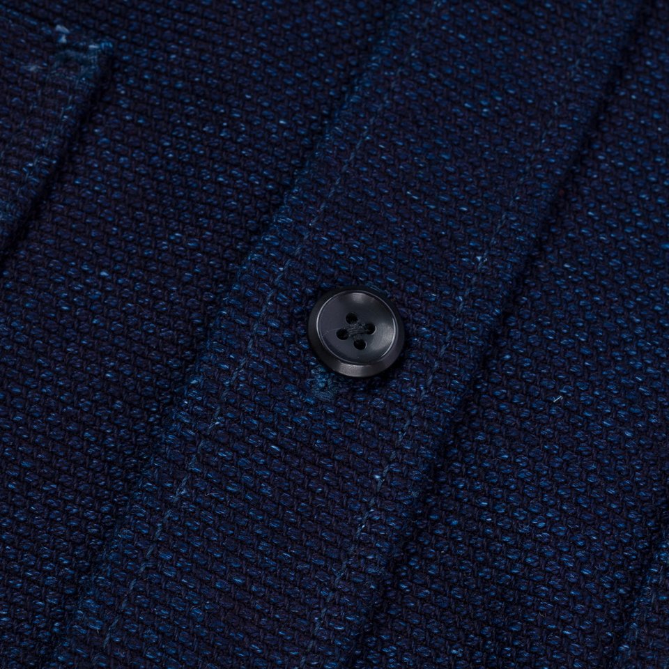 Iron Heart - IHSH-397-IND 21oz Sashiko Work Shirt - Indigo