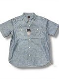 THE FLAT HEAD - 010S Chambray Short Sleeve