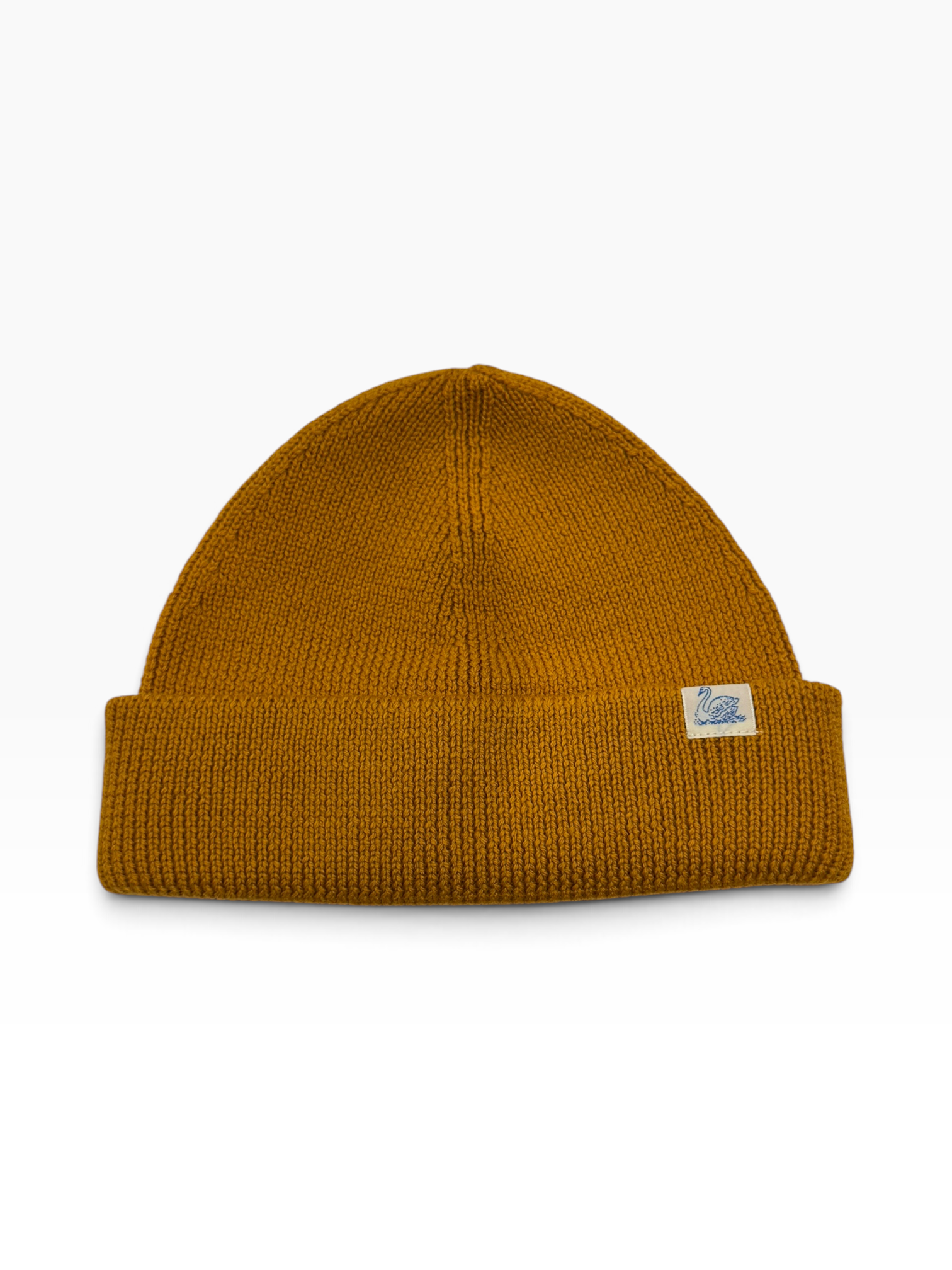 Merz b. Schwanen WATCH CAP, RIBBED STRUCTURE, MERINO WOOL, CLASSIC FIT- Honey