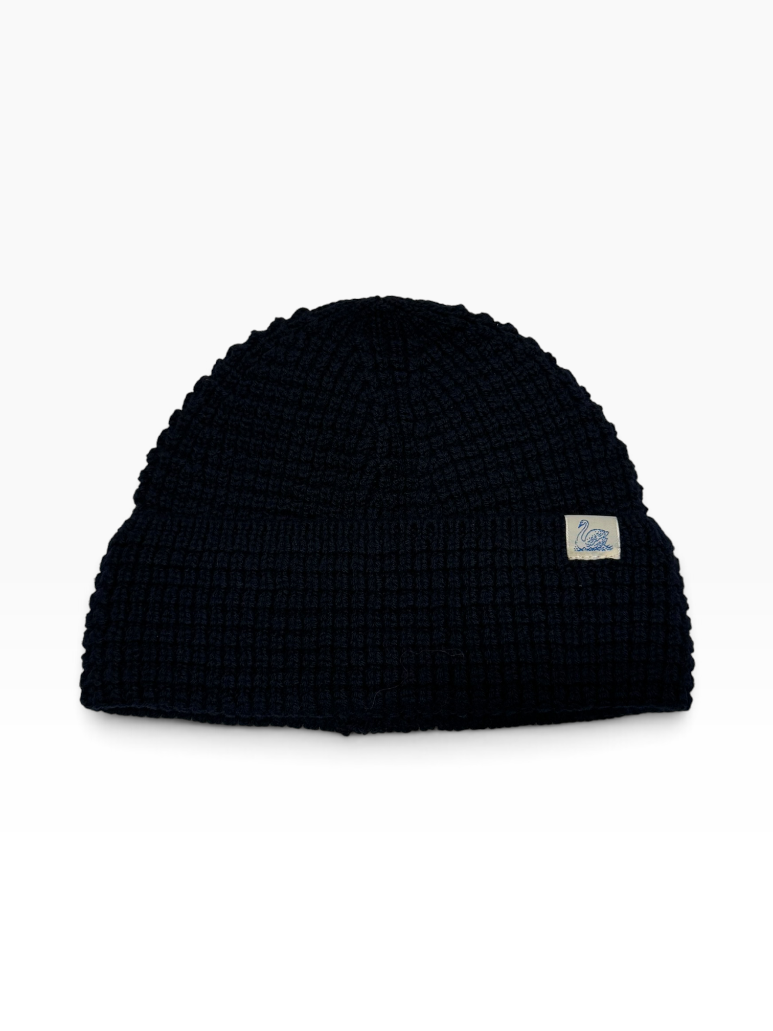 Merz b. Schwanen Sturdy Waffle Beanie Merino Black