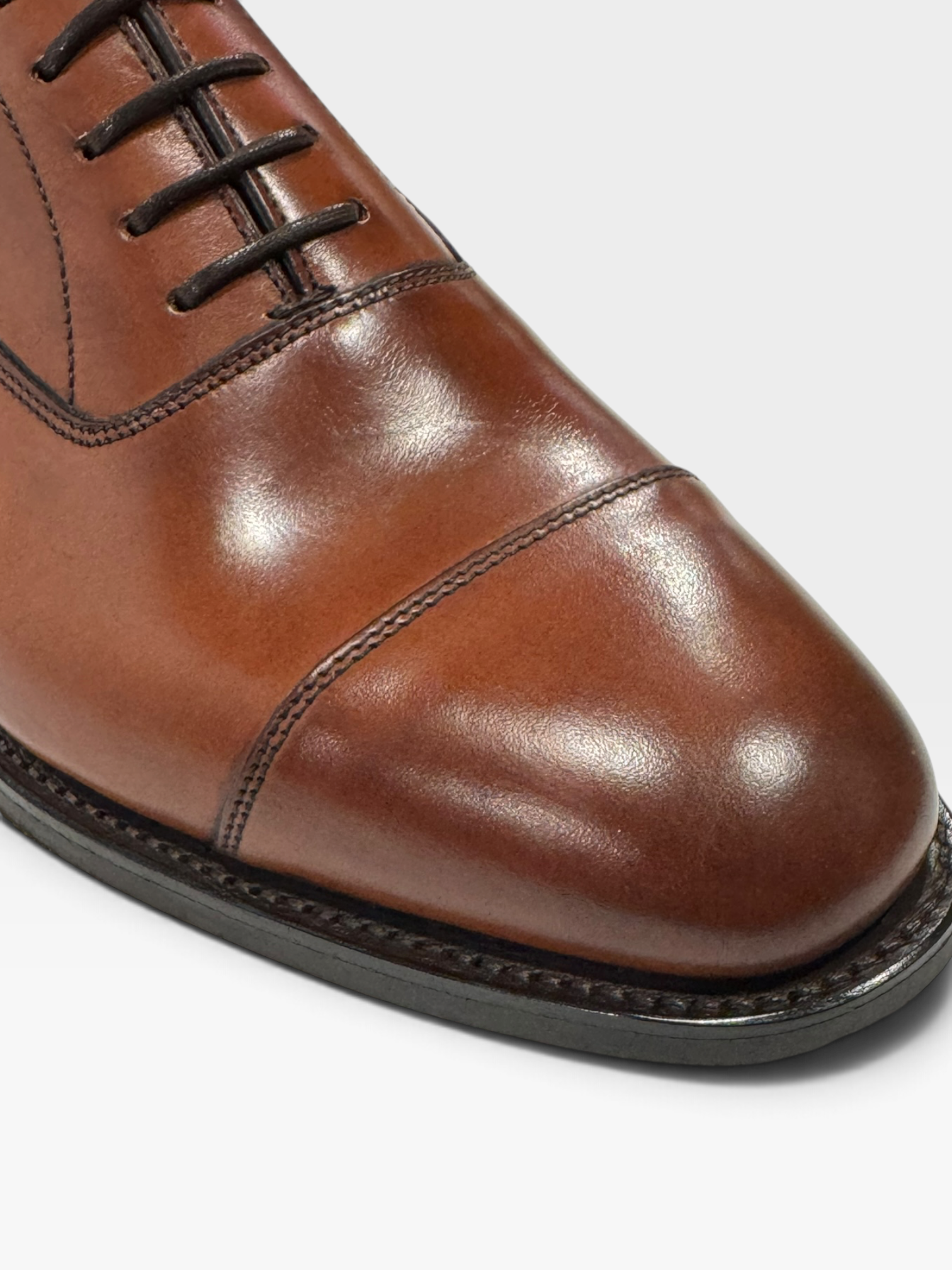 Loake 1880 Aldwych G Last Mahonagy Calf Oxford Rubber soles