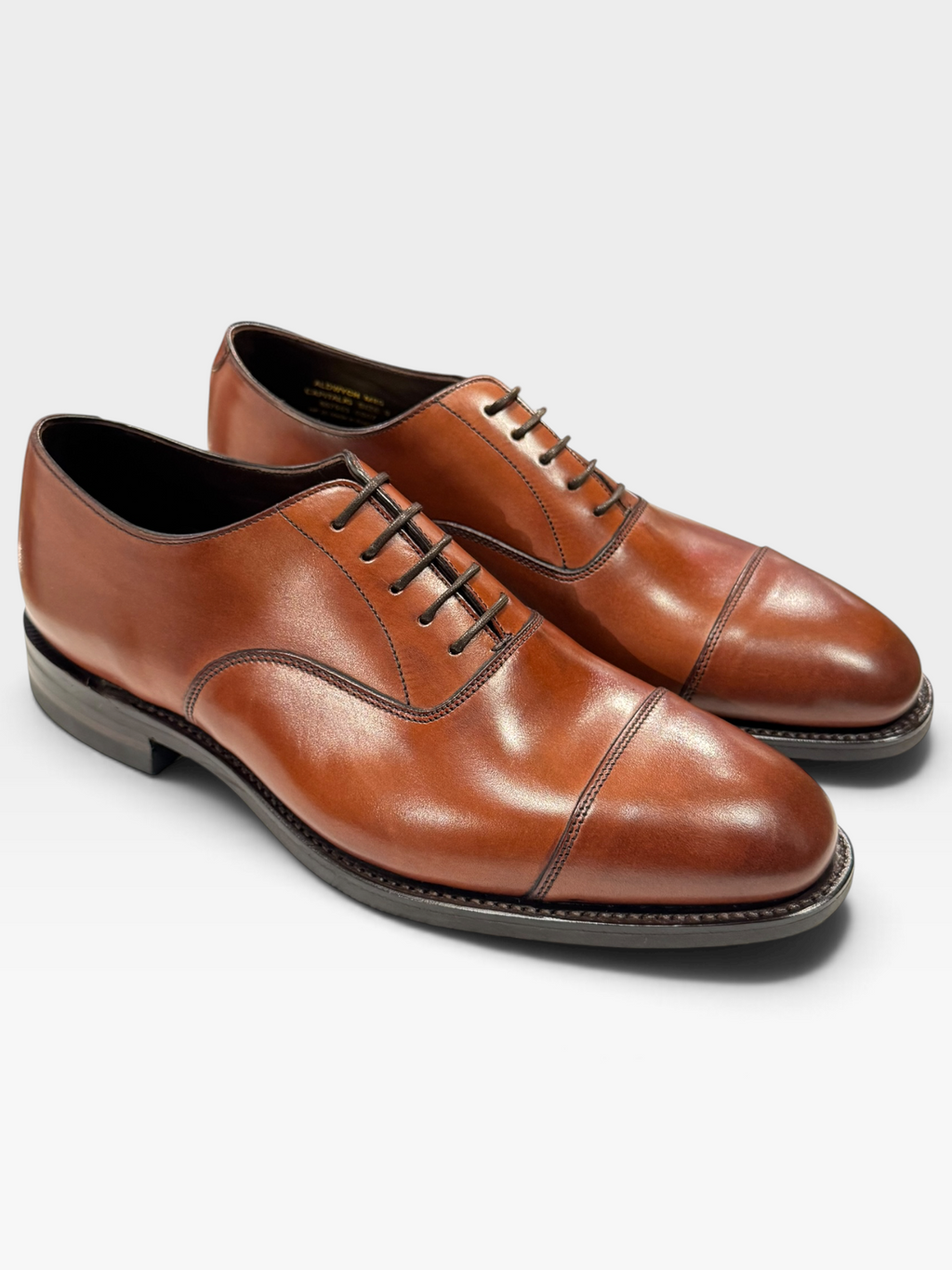 Loake 1880 Aldwych G Last Mahonagy Calf Oxford Rubber soles