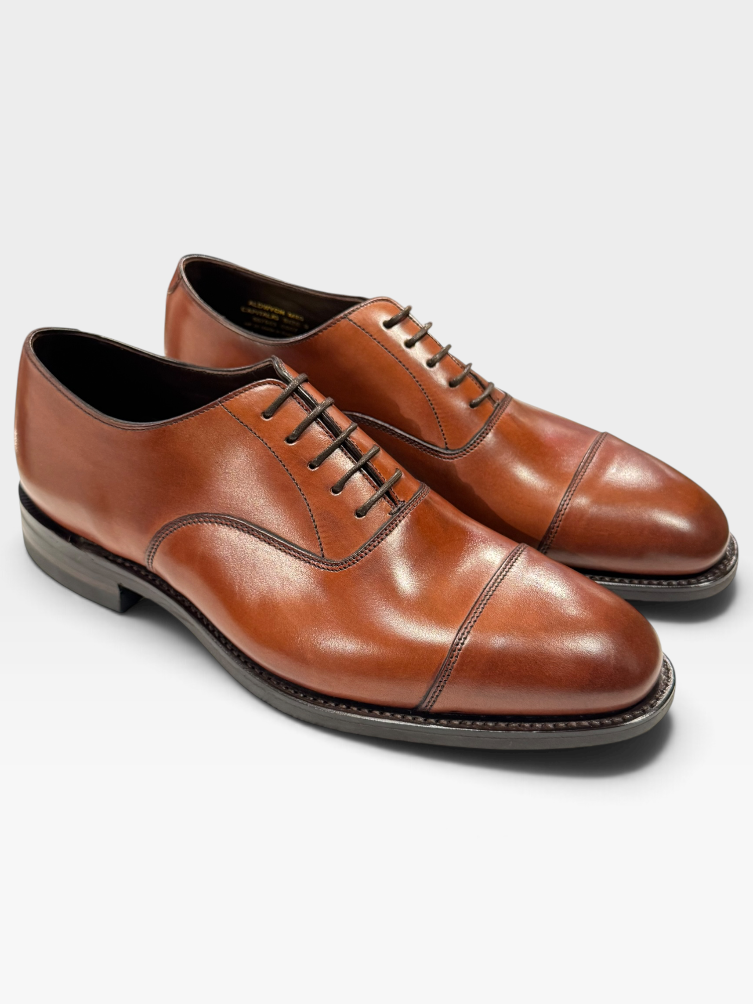 Loake 1880 Aldwych G Last Mahonagy Calf Oxford Rubber soles