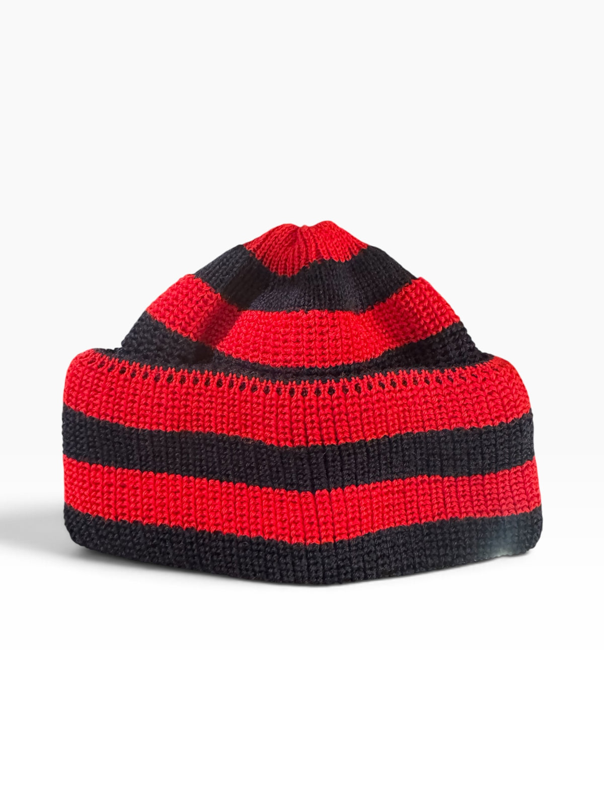Heimat Textil Jailhouse Beanie- Virgin Wool Safety Red Ink