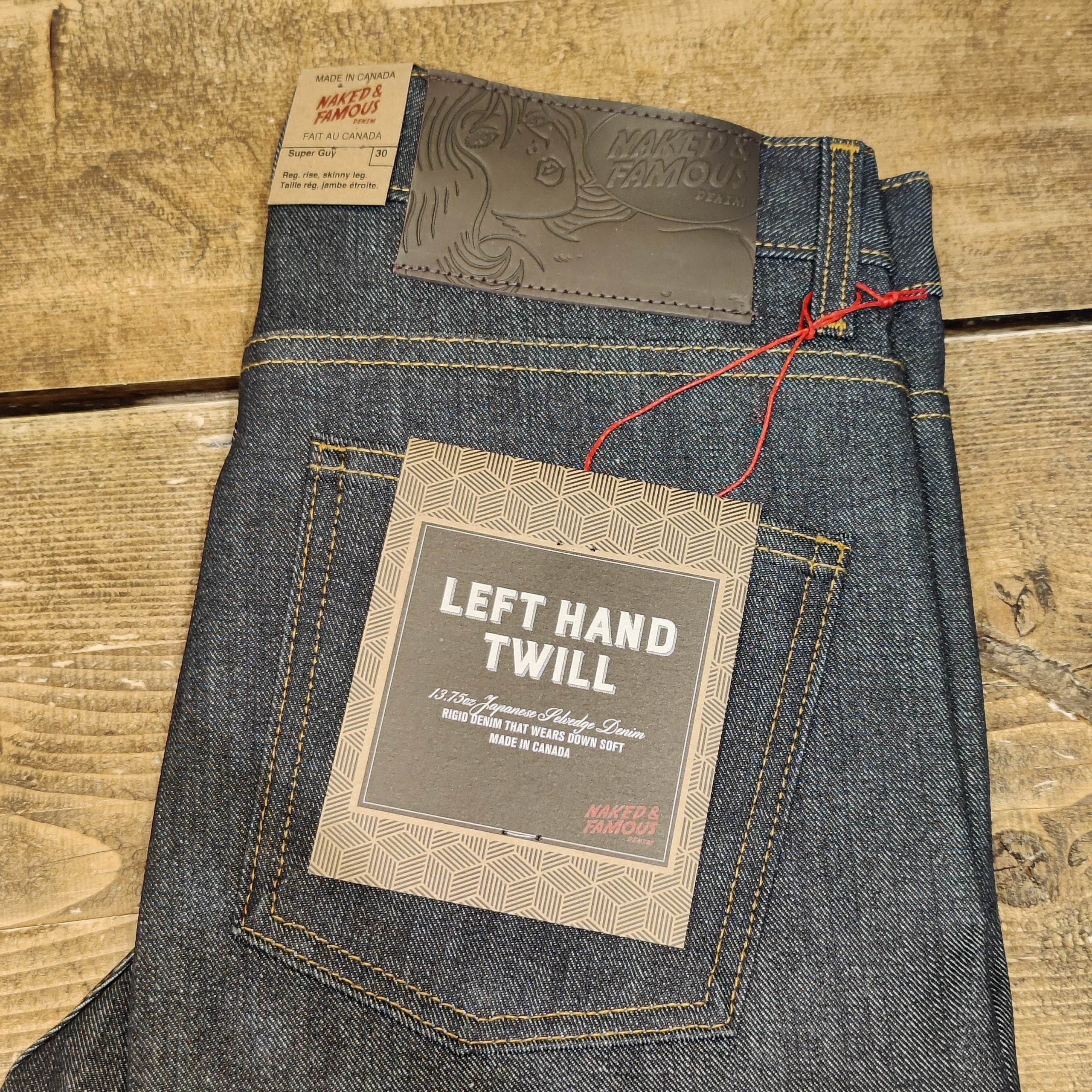 Naked and Famous Super Guy 13.75oz Left Hand Twill Selvedge