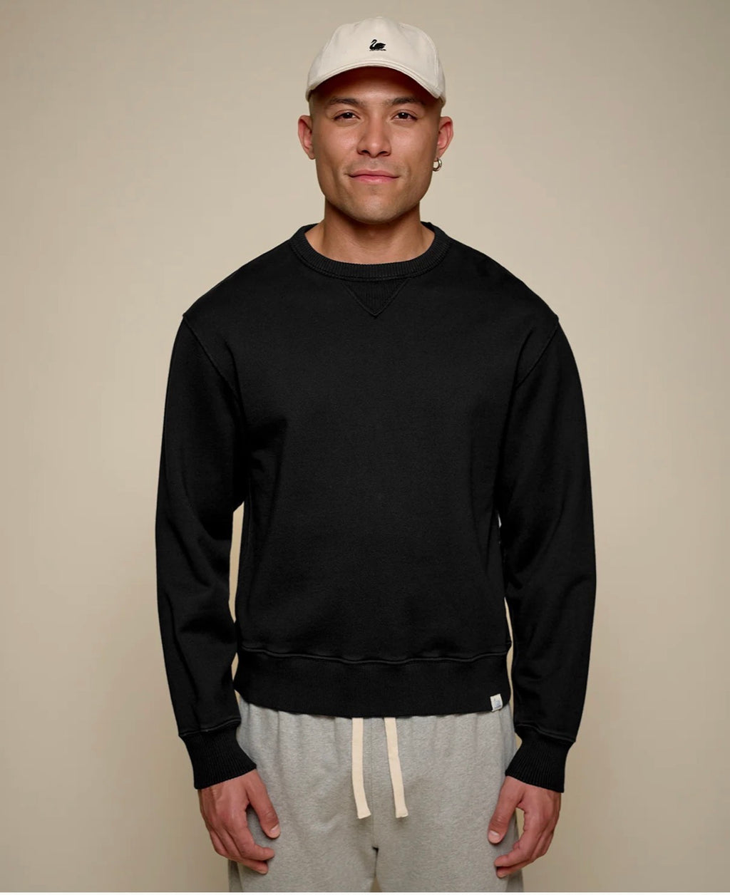 Merz b. Schwanen Classic Fit Sweatshirt Deep Black