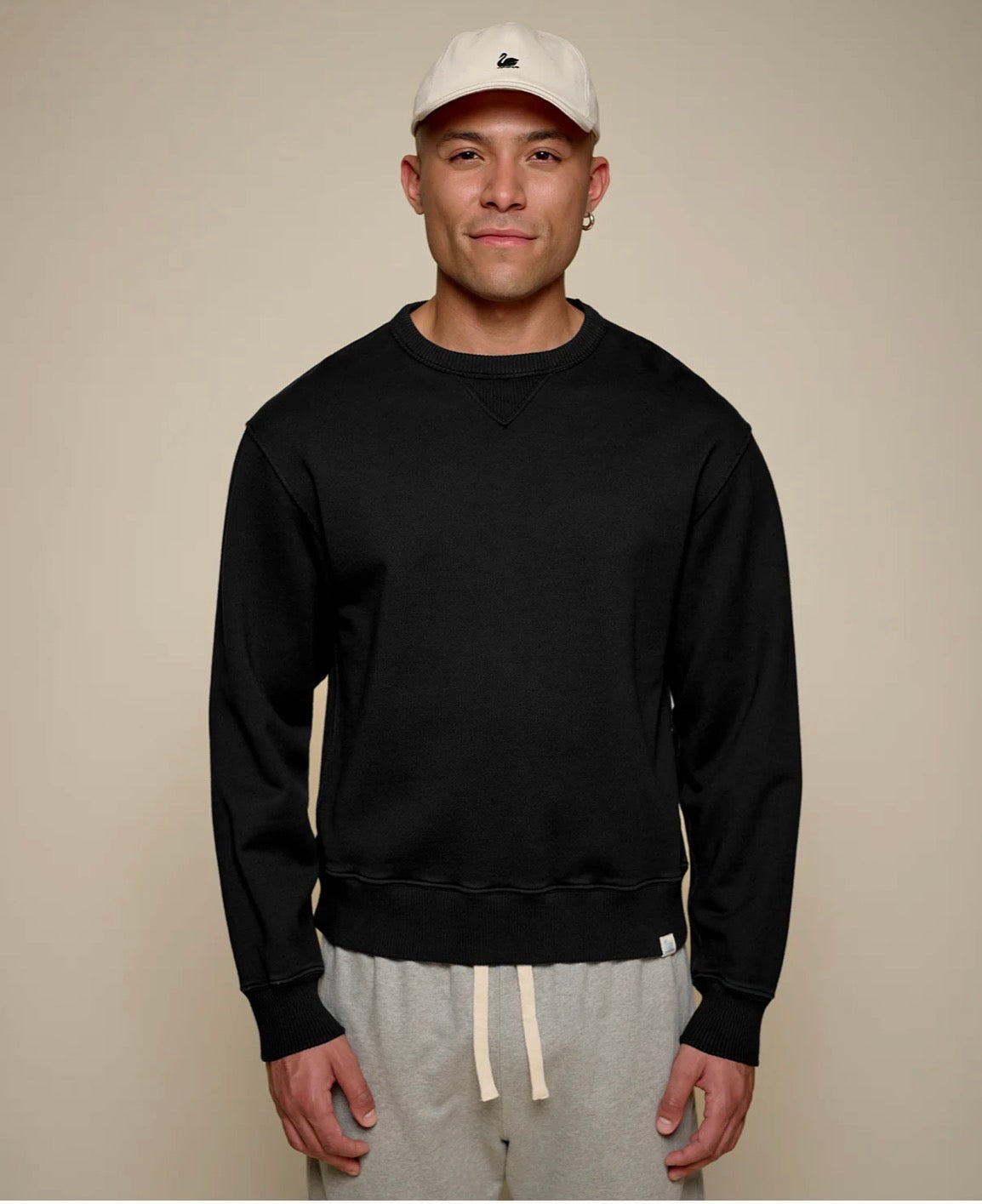 Merz b. Schwanen Classic Fit Sweatshirt Deep Black