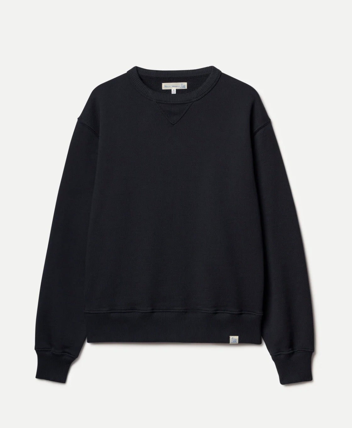 Merz b. Schwanen Classic Fit Sweatshirt Deep Black