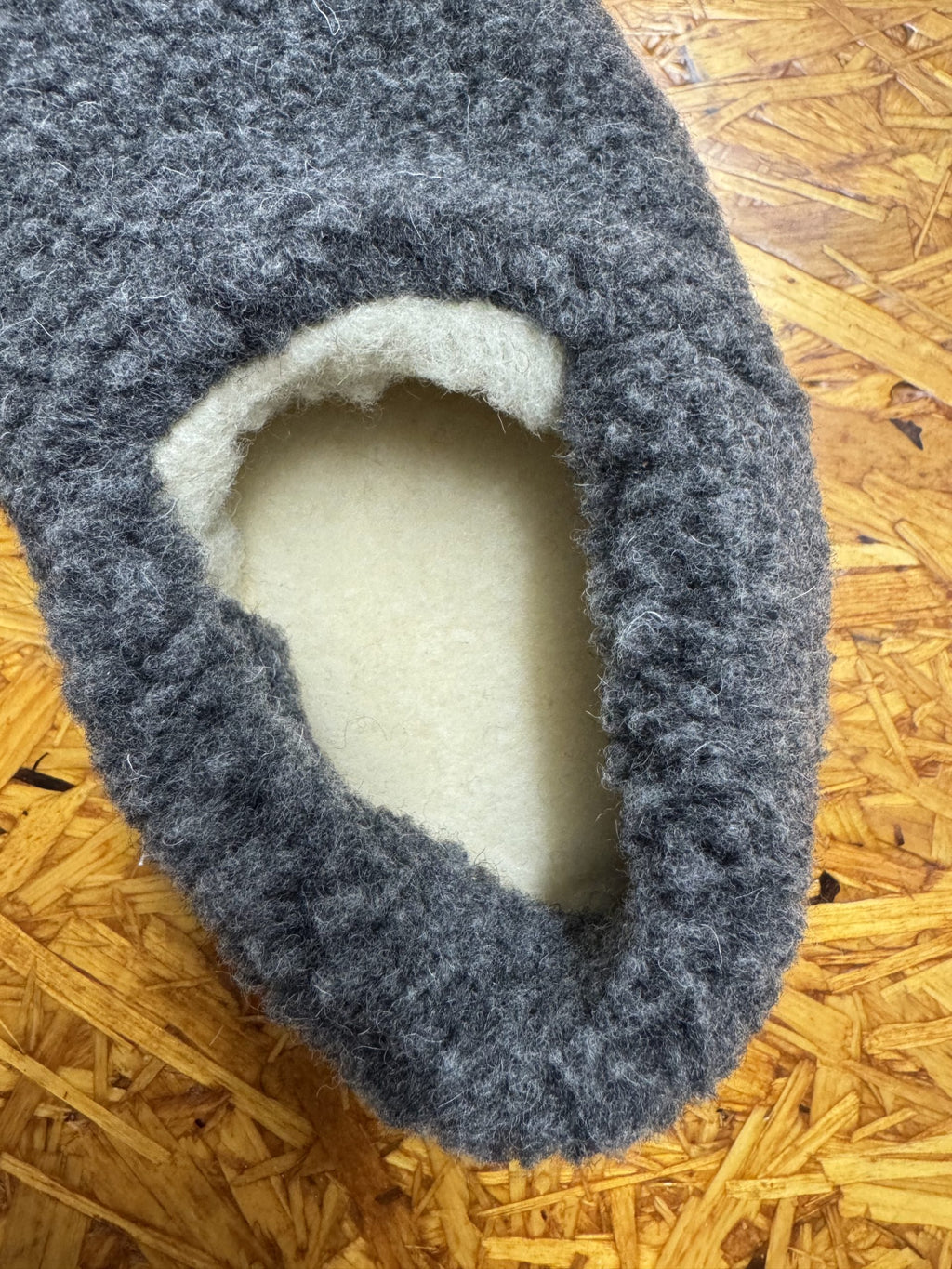 COLDBREAKER - Siberian Woolen Slippers - GREY/WHITE
