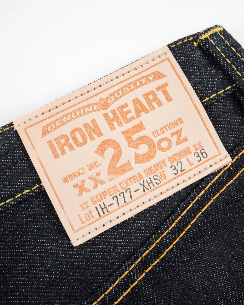 Iron Heart IH-777-XHS 25oz Selvedge Denim Slim Tapered