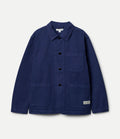 Merz b. Schwanen JKT05.66.2 Worker's Cotton Twill Jacket Blue