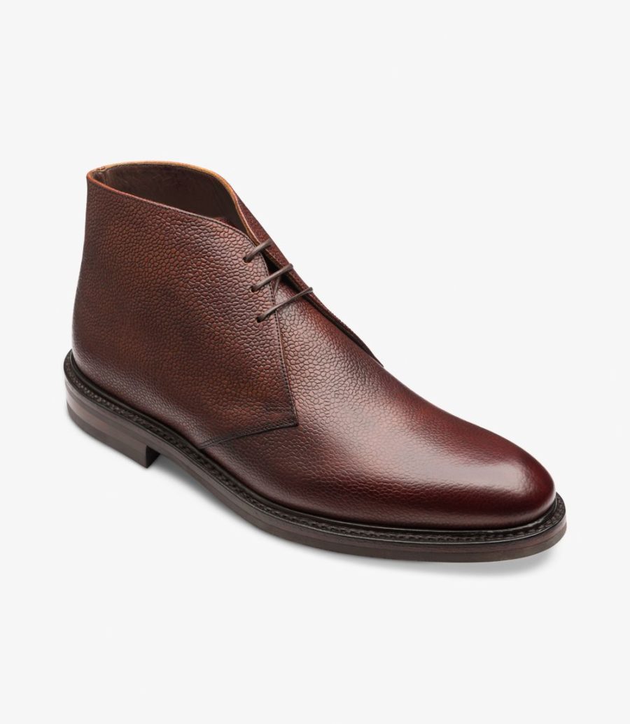 Loake Lytham Oxblood Grain - Calf Chukka Boot