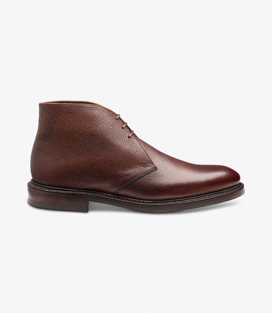 Loake Lytham Oxblood Grain - Calf Chukka Boot