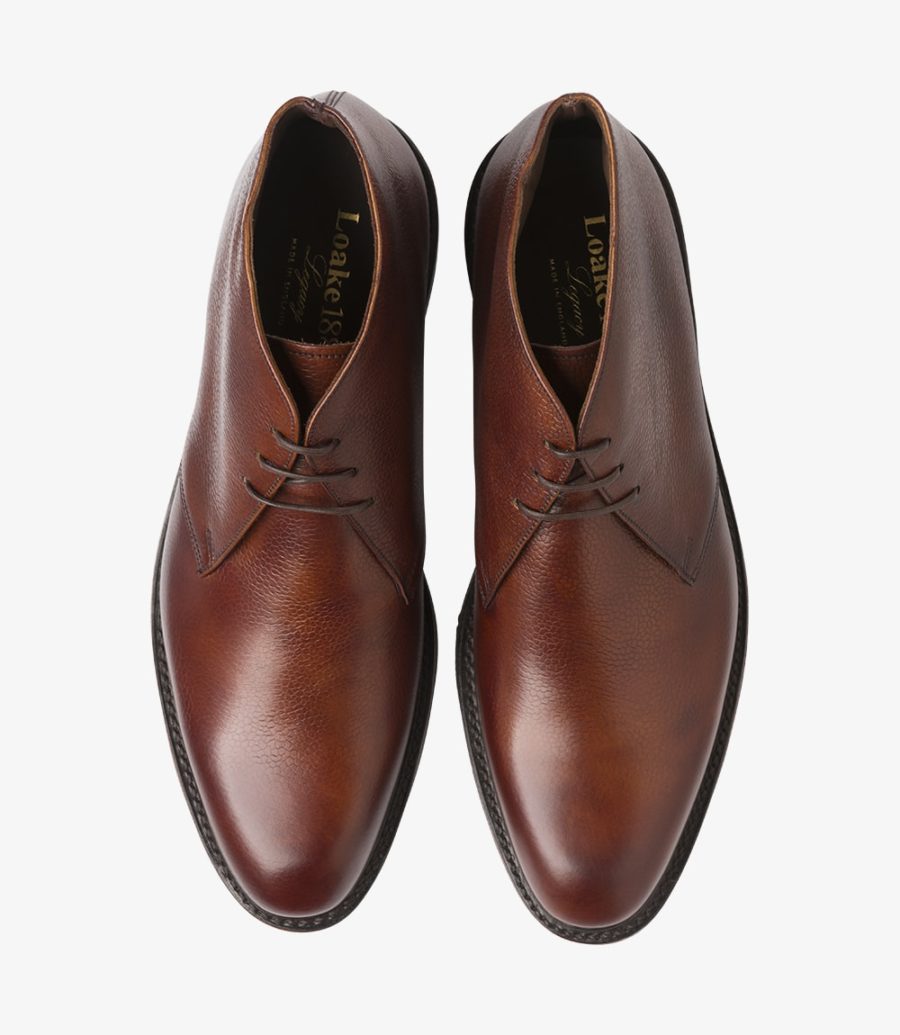 Loake Lytham Oxblood Grain - Calf Chukka Boot