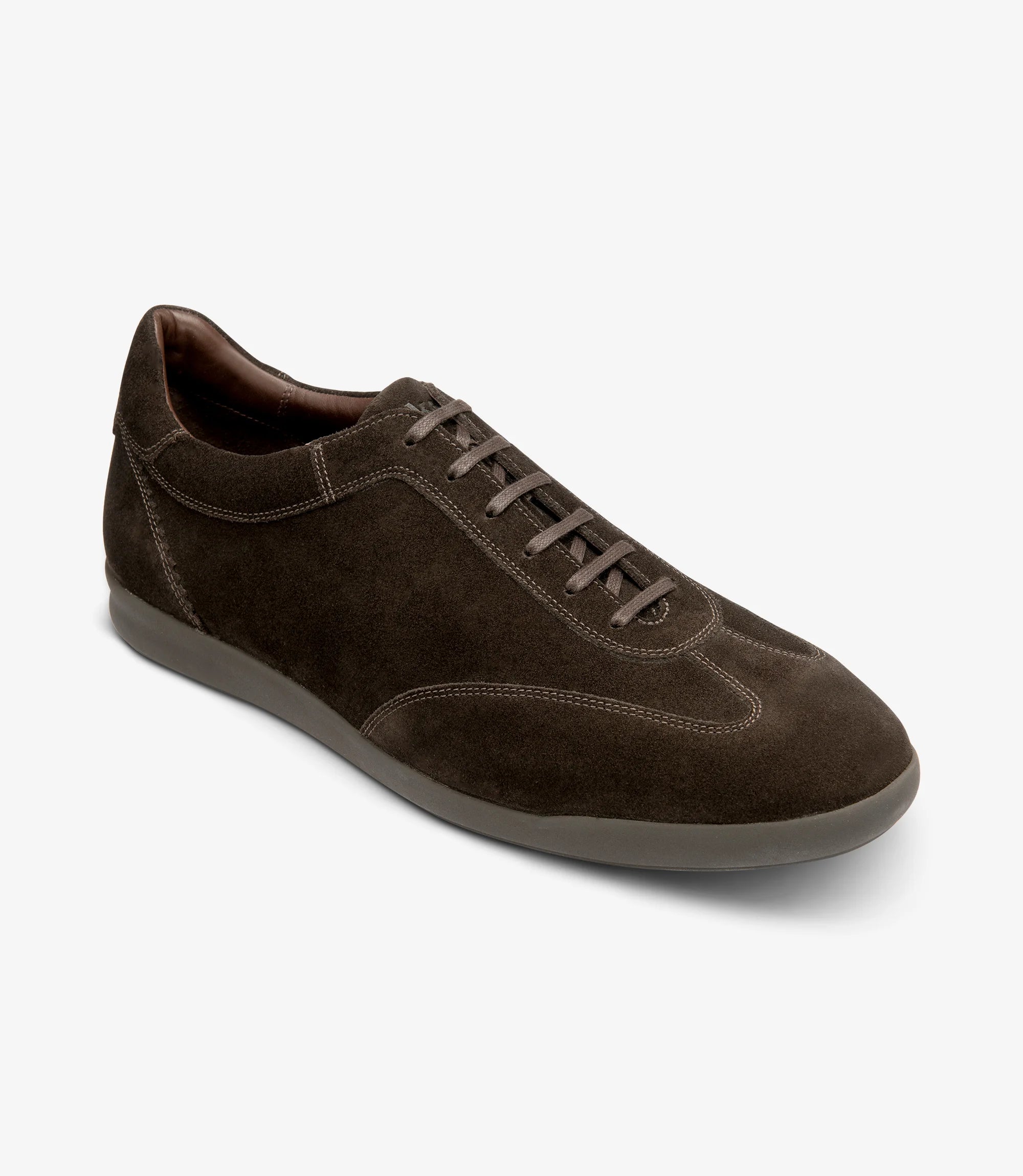 Loake Mayfair Sneaker Dark Brown Suede