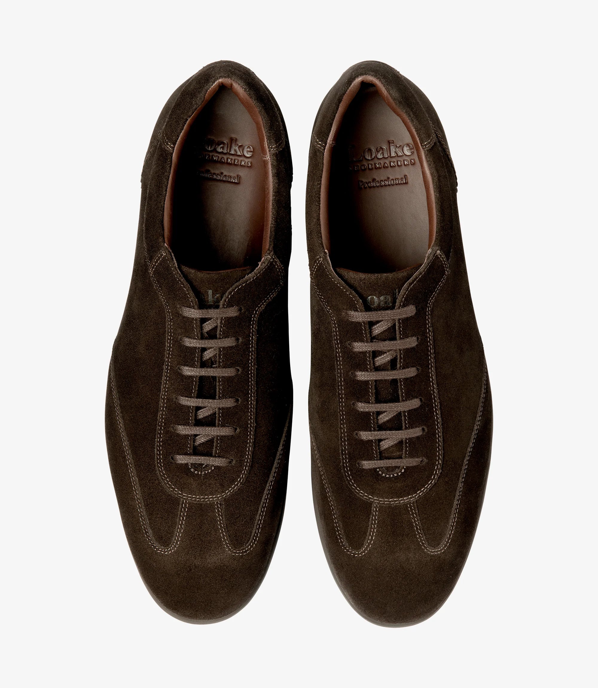 Loake Mayfair Sneaker Dark Brown Suede