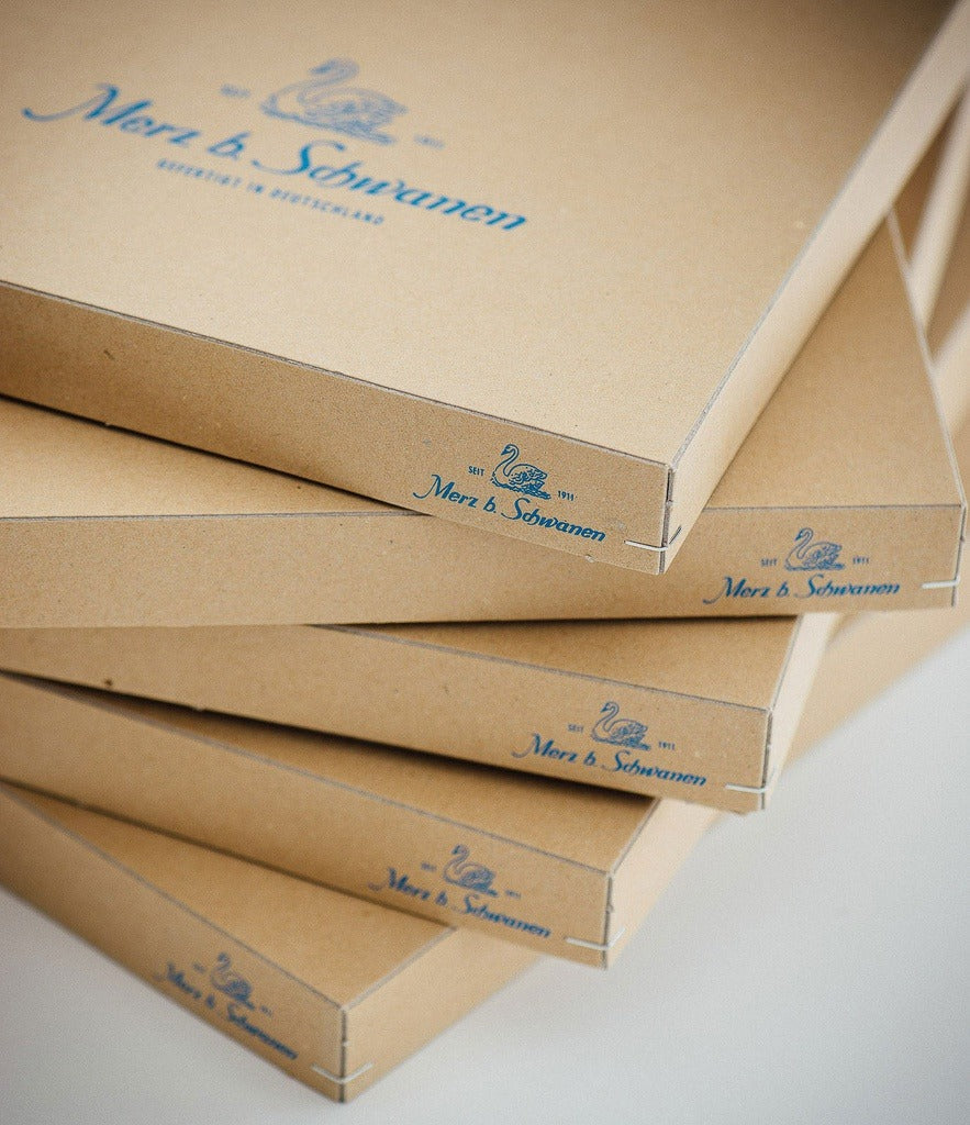 Merz b. Schwanen 215 men's loopwheeled T-shirt, 7,2oz classic fit - WHITE