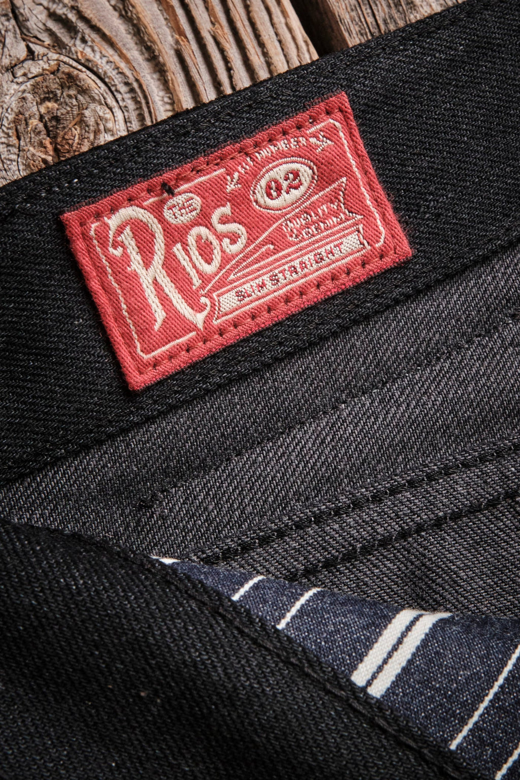 Freenote Cloth - rios Slim Straight raw 14.25 oz black grey japanese denim