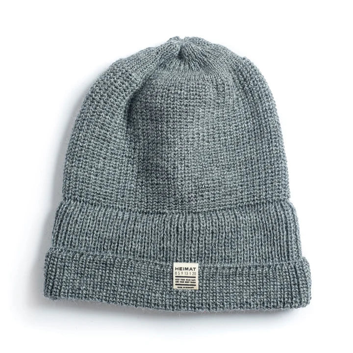 Heimat Textil Mechanic Beanie - Virgin Wool Battleship Grey