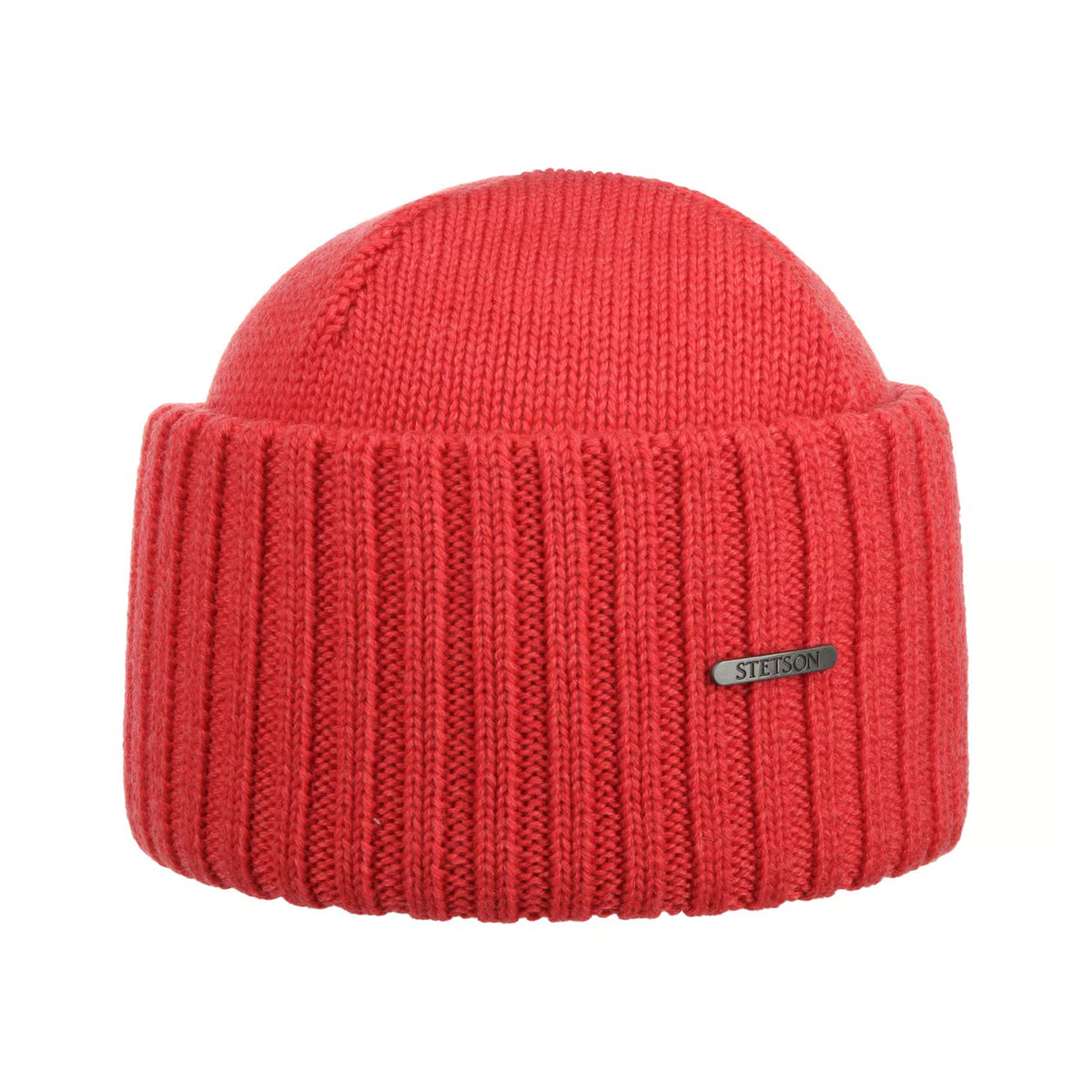Stetson Northport Wool Beanie, Coral 8519301 87